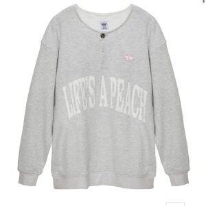 Boys Lie Gray Sweatshirt Miss Peaches